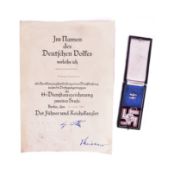 WWII SECOND WORLD WAR GERMAN WAFFEN SS 12 YEAR SERVICE MEDAL