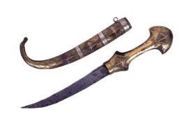 19TH CENTURY SYRIAN JAMBIYA DAGGER