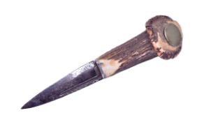 VICTORIAN SCOTTISH REGIMENTAL SGIAN DUBH DIRK