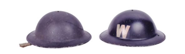 WWII SECOND WORLD WAR BRITISH BRODIE HELMETS