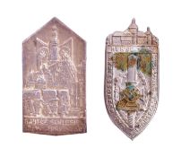 WWII SECOND WORLD WAR GERMAN TINNIE BADGES