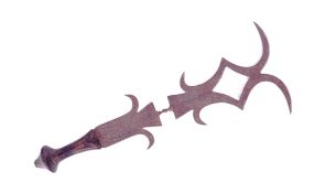 20TH CENTURY AFRICAN TRIBAL PARADE KNIFE