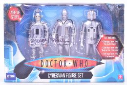 DOCTOR WHO - CHARACTER OPTIONS - AGE OF STEEL CYBERMAN FIGURE SET