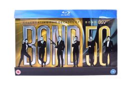 JAMES BOND 007 - ' FIVE DECADES ' BLU RAY DVD COLLECTION BOX SET