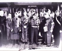 DAD'S ARMY (BBC SITCOM) - IAN LAVENDER & FRANK WILLIAMS AUTOGRAPHS