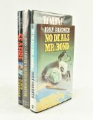 GARDNER, JOHN. THREE JAMES BOND NOVELS AFTER IAN FLEMING
