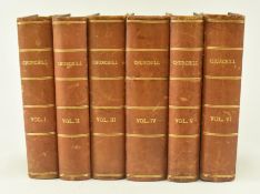 CHURCHILL, WINSTON. THE SECOND WORLD WAR, SIX VOLUMES IN LTH