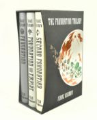 FOLIO SOCIETY. ISAAC ASIMOV THREE VOLUME FOUNDATION