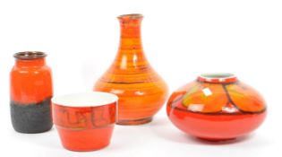 COLLECTION OF LATER 20TH CENTURY POOLE / WEST GERMAN CERAMICS
