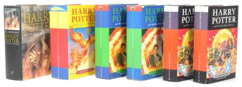 J K ROWLING - HARRY POTTER - COLLECTION OF HARDBACK BOOKS