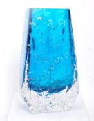 WHITEFRIARS - RETRO STUDIO ART GLASS COFFIN VASE