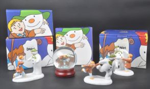 COALPORT CHARACTERS - THE SNOWMAN - SNOWGLOBE FIGURES