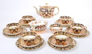 ROYAL CROWN DERBY - IMARI TRADITIONAL 2451 TEA SERVICE