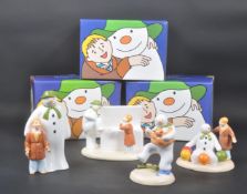 COALPORT CHARACTERS - THE SNOWMAN - PORCELAIN FIGURINES