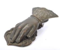 VICTORIAN 19TH CENTURY BRASS & TIN PAPER NOTE CLIP