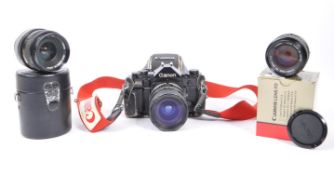 CANON - 1980S A-1 35MM SLR AND LENSES