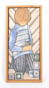 VINTAGE 1970S CERAMIC WALL PLAQUE BY SHEILA STAPLETON