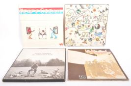 FOUR LED ZEPPELIN / CREAM LONG PLAY 33 RPM VINYL RECORD ALBUMS