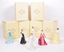COALPORT - COLLECTION OF PORCELAIN CHINA FEMALE FIGURES
