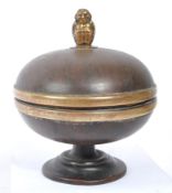 EARLY 20TH CENTURY TORTOISE SHELL DOME JEWELLERY BOX