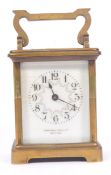 SHARMAN D NEILL - EDWARDIAN FRENCH CARRIAGE CLOCK