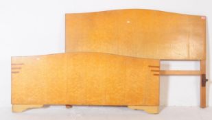 1930S BIRDSEYE MAPLE VENEER BED ENDS
