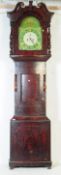 VICTORIAN MAHOGANY LONGCASE GRANDFATHER CLOCK