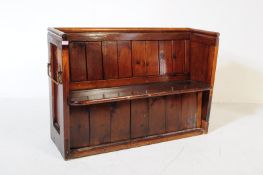 19TH CENTURY VICTORIAN OAK CHURCH PEW