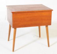 BRITISH MODERN DESIGN RETRO MID CENTURY TEAK SEWING BOX