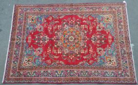 VINTAGE 20TH CENTURY NORTH WEST TABRIZ CARPET FLOOR RUG