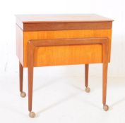 BRITISH MODERN DESIGN - MID CENTURY TEAK TROLLEY CABINET