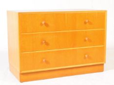 BRITISH MODERN DESIGN - RETRO MID CENTURY CHEST OF DRAWERS