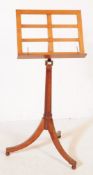 EARLY 19TH CENTURY MAHOGANY MUSIC STAND