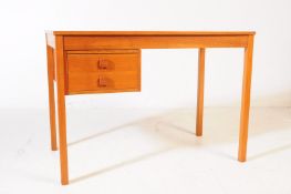 BRITISH MODERN DESIGN - TEAK VENEERED SCHOOL DESK