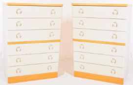 STAG - PAIR OF LATE 20TH CENTURY CHEST OF DRAWERS