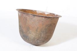 19TH CENTURY VICTORIAN CAST IRON BOILER PLANTER