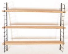 MID CENTURY BRITISH DESIGN HANGING MODULAR SHELVING SYSTEM