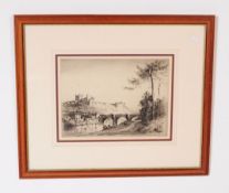 A. E. HOWARTH - ORIGINAL VINTAGE 20TH CENTURY ETCHING