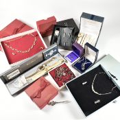 VINTAGE & LATER 925 SILVER & METAL COSTUME JEWELLERY