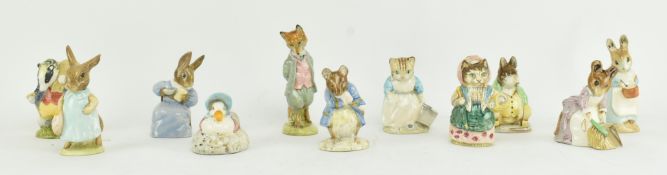 COLLECTION OF BESWICK & ROYAL ALBERT BEATRIX POTTER FIGURES