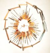 CARPENTRY & WOODWORKING. COLLECTION OF SCREWDRIVERS ETC