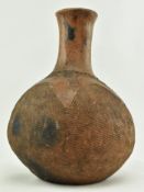 20TH CENTURY NIGERIAN STONEWARE POTTERY IGBO VESSEL