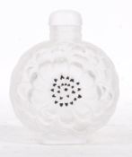 LALIQUE - 20TH CENTURY POPPY SHAPED GLASS PERFUME BOTTLE