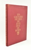 1971 LES GRANDES HEURES DE JEAN DUC DE BERRY IN SLIPCASE