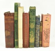 DECORATIVE CLOTH BINDINGS. COLLECTION OF EIGHT WORKS