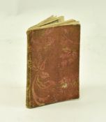 1767 FRENCH NEW YEAR'S POCKET ALMANAC IN CONTEMP. BINDING