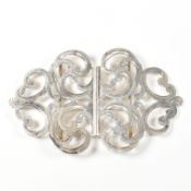 EDWARDIAN HALLMARKED SILVER NURSE'S BELT BUCKLE