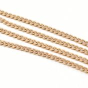 HALLMARKED 9CT GOLD CURB LINK CHAIN NECKLACE