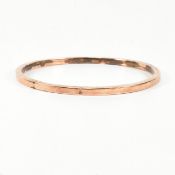 HALLMARKED 9CT ROSE GOLD BANGLE