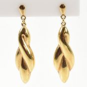 HALLMARKED 9CT GOLD PENDANT EARRINGS